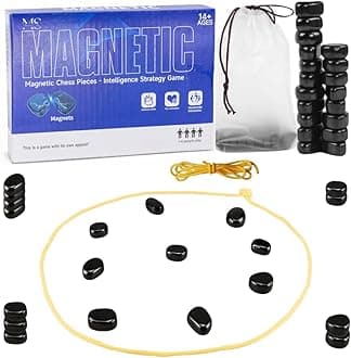 Magnetic Chess Game - Magnetic Chess for Family Gatherings-Combining Chess with Magnetic Game for Strategic Play – Enhance Thinking in This Innovative Magnet-Based Game