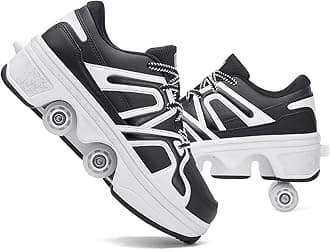 Roller Skates for Women - Retractable Roller Shoes 2-in-1 for Indoor & Outdoor Skating with Adjustable Wheels