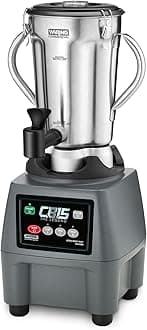 1-Gallon Blender, 3.75 HP, Stainless Steel Jar with Spigot & Handles, Commercial for Smoothies, Soups & Sauces – CB15SF