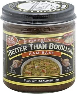 Better Than Bouillon Premium Ham Base, Made with Seasoned Ham, Blendable Base for Added Flavor, 38 Servings Per Jar, 8-Ounce Jar (Pack of 2)