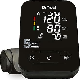 Dr Trust Smart Automatic Digital Blood Pressure Monitor BP Machine 101 (Black)