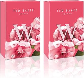 W Eau de Toilette Duo Pack for Women & Teens, Fruity Floral Rose & Orchid Perfume, Vegan Cruelty-Free, Long-Lasting Fragrance 2 x 75ml / 2.54 fl oz
