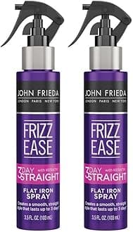Frizz-Ease 3 Day Straight Flat Iron Spray 3.5 Ounce (103ml) (2 Pack)