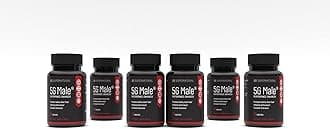 5G Male Natural T Booster Enhancing Supplement for Blood Flow, Stamina, Strength & Endurance- Ginseng, Garlic, Ginkgo, Ginger Root, Vitamin D Supports Healthy Males - 180 Capsules