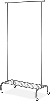 Whitmor Garment Rack, Gunmetal Grey