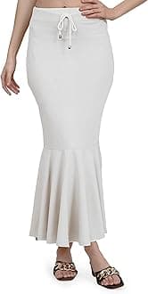 Mehrang Women Lycra Underskirt Shapewear Cotton Blend Petticoat Petticoat Skirts for Women Sari Dress