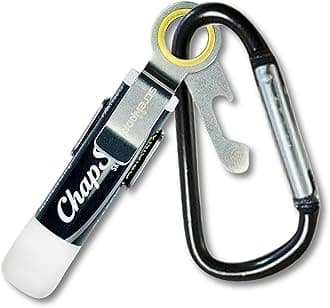 リップスティックホルダー リップホルダー【カラビナ付属】ステンレス製 栓抜き付き 紛失防止 リップ キーホルダー マルチツール