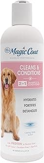 Magic Coat Cleans & Conditions 2-in-1 Shampoo and Conditioner for Dogs, Moisturizing Dog Wash for Itchy Dry Skin, Dog Grooming, Calming Water Scent, 16 Ounce