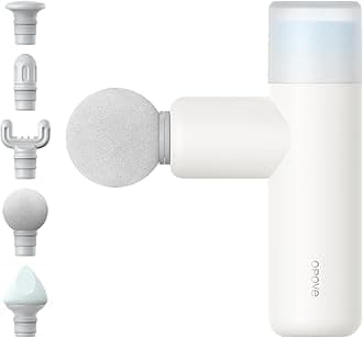 M3 Mini Massage Gun for Back Pain Relief, with Facial Mode, 7mm Amplitude, 4 Vibration Levels Ultralight Portable and Rechargeable Fascia Gun Active Recovery Women Presents