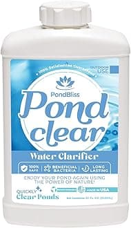 Pond Clear Water Treatment and Clarifier for Outdoor and Large Ponds - 1 Quart (32oz)