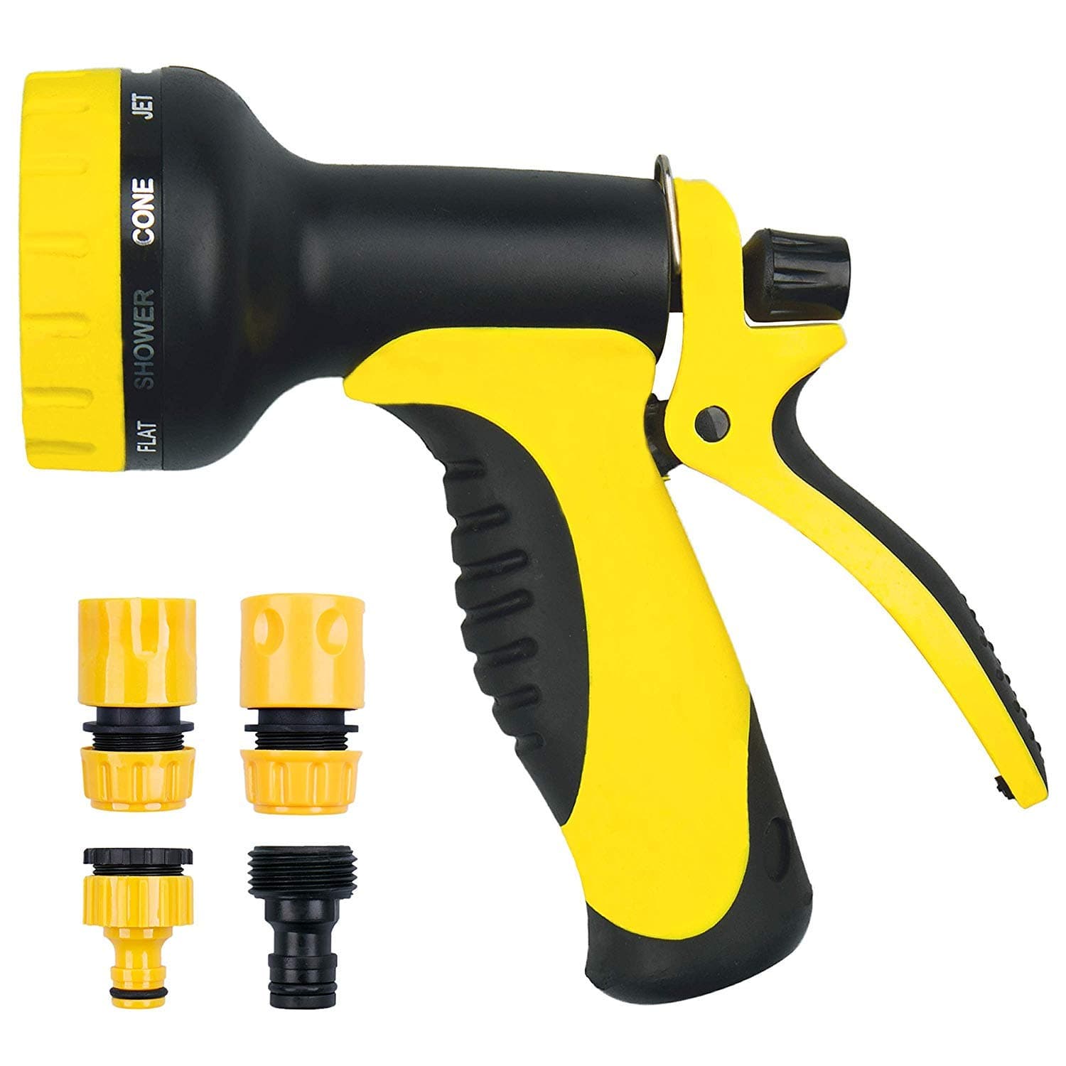 Tintec Spray Gun, Hose Spray Gun with 10 Function Spray Nozzle Pattern Hose Connectors for Car Washing, Gardening, Pet Washing, Floor Washing