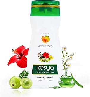Kesya Scalp Care Shampoo by Ashtanga 100ml(Pack of 1) – Ayurvedic Hair Growth & Anti-Dandruff Shampoo | Controls Hairfall & Frizz | Hibiscus, Amla & Bhringaraj | Daily Use
