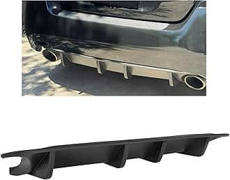 ECOTRIC Rear Bumper Lip Diffuser Compatible with 2009-2015 7th Gen Nissan Maxima Rear Body Kit Bumper Chin Lip Diffuser Spoiler