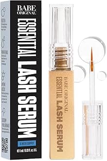 Babe Original Essential Lash Serum - Transform Your Lashes with Longer-Looking, Fuller-Looking Results - 1ml