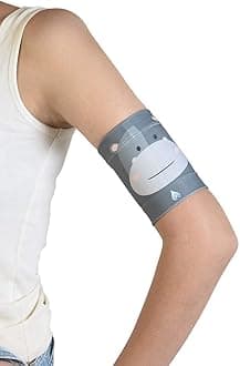 Dia-Band Kids, Armband for CGM Freestyle Libre, Medtronic, Dexcom or Omnipod - Comfortable and Reusable Diabetic Armband for Glucose Sensor. (Junior.XS (17-19 cm))