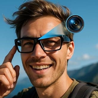 Zetronix Kestrel 4K - 4K UltraHD Camera Video Recording Eye Glasses Covert Hidden Undetecable Cameta Glasses (8GB)