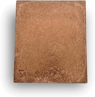 Effeuno Biscotto Clay Baking Pizza Stone, Pizza Oven Stone 40x34.5x2.8cm