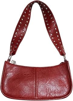 Shoulder Bags for Women Y2k Purse and Handbags Retro Studded Crossbody Bag Small Shoulder Purse Leather Hobo Handbag