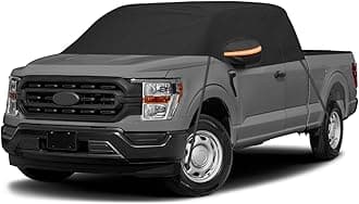 Car Cover for Full-Size Truck Extended Cab, Truck Cab Cooler Sunshade Roof Cover Compatible with Ford F-150, Chevy Silverado, Dodge Ram, GMC Sierra, Toyota Tundra, Nissan Titan