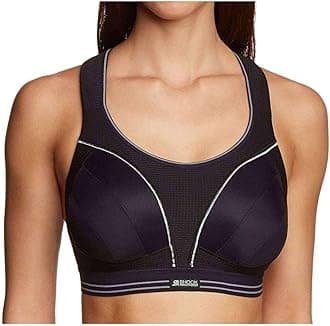 Ultimate Run Shock Absorber Sports Bra, Maximum Support for Cardio Sports, Breathable, Quick-Dry, Fully Adjustable, Back Fastening