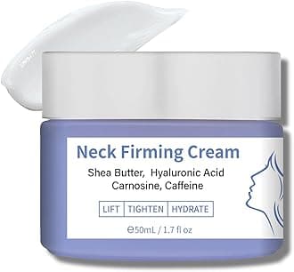 Neck Firming Cream, Tighten and Lift Neck Cream, Even Skin Tone, Hydrate and Smooth Neck, Anti-Aging Neck Cream, Suitable for All Skin Types 1.7 Floz