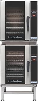 Moffat Turbofan E32 Full Size Countertop Electric Convection Oven w/Stand, Double Stack, Touch Control, 208v/50/60/1ph