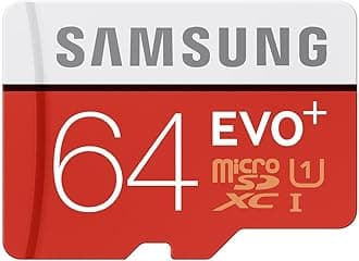 Samsung 64GB EVO Plus microSDXC CL10 UHS-1 Memory Card Speed up to 80MB/sec Model MB-MC64D