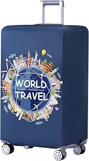 TRAVELKIN more than travel Luggage Covers For Suitcase Tsa Approved,Suitcase Cover Protector Fit 18-32 Inch Luggage