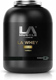 LA Muscle LA Whey Gold Diet 2kg (Vanilla Flavour) Triple Filtered, Highest Biological Value Protein Powder