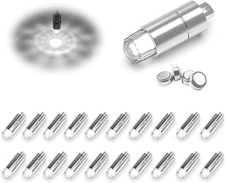 SUZEYAR 20 Pcs LED Balloon Lights Mini Battery Powered Party LED Lights Bulbs for Paper Lantern Balloon Wedding Halloween Christmas Party Decoration(White) (Cool White)