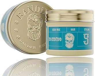 Bandido Hair Styling Aqua Wax No.8 Yellow 125 ml | Shine Look | Extreme Strong Hold | Hair Wax Men