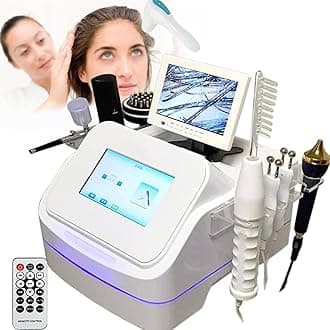 Skin Diagnosis Hair Analyzer/Skin and Hair Analyzer Machine/Scalp Hair Follicle Detector,with 7 Handles, LCD Screen, Facial Skin Diagnosis for Salon Spa
