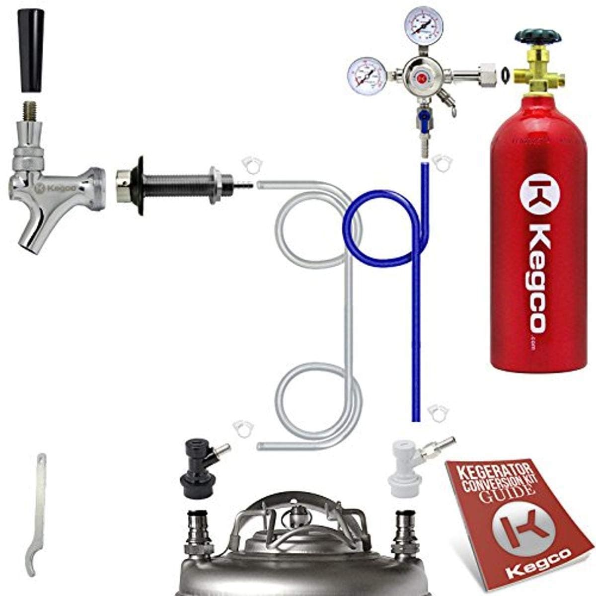 Hombrew Kegerator Conversion Kit, Single Faucet