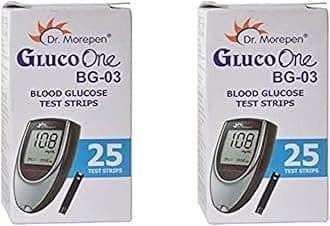 Dr. Morepen BG-03-25 Strips (Pack of 2, Multicolor)