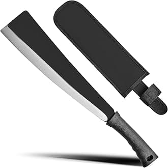 Billhook Sickle Machete for Yard Work - Trimming, Chopping & Weeding Powerhouse, Heavy Duty Machete for Cutting Trees, with Sheath