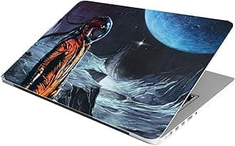 Laptop Skin Stickers HD Quality Sticker for Laptops Upto 15.6" Compatible with Apple/Dell/HP/Lenovo/Acer/Asus/Sony (Dustproof|Waterproof|Scratchproof|Reusable) - Space EDS