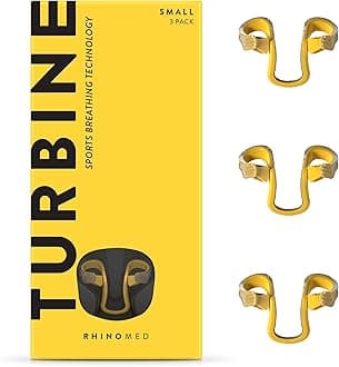 Turbine Nasal Dilator for Athletic Breathing - Improves Airflow During Exercise