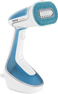 Tefal Pure Tex Handheld Clothes Steamer, 1700 W, 200ML, Blue & White, DT9530