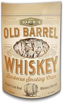 MR. BAR-B-Q 05042BC Old Barrel Whiskey Barbecue Smoking Chips, Brown
