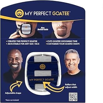 My Perfect Goatee Saver - Shaving Template for Men Shaving Template