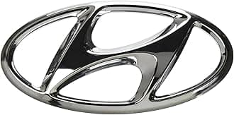 Generic Genuine OEM 863631R000 Front Symbol Mark H Logo Emblem 86363-1R000 for Hyundai Accent 2011-2017, Silver
