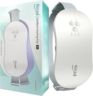 Slimpal Portable Heating Pad, Electric Cordless Heat Pad Gifts for Girl Women Her Wife, White