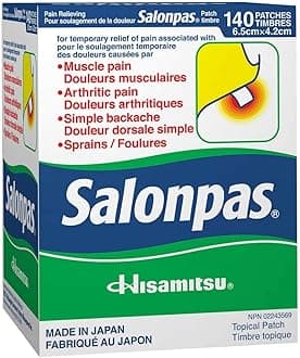 Salonpas Pain Relieving Patch, 140 Patches