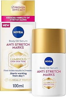NIVEA Luminous 630 Body Oil Serum Anti Stretch Marks (100ml), Skincare Serum with Luminous 630 Visibly Reduces Stretch Marks in 2 weeks, Starts Working From Day 1