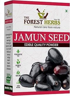 The Forest Herbs Natural Care From Nature Jamun Seed Powder for Diabetes - 250 gram