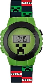 Minecraft Green Digital Watch MIN4223