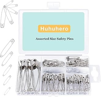 150 Pack Safety Pins Assorted