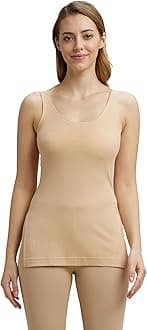 Jockey Women's Super Combed Cotton Rich Thermal Tank Top with StayWarm Technology