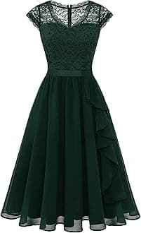 WedTrend Women's Bridesmaid Dress 2024 Short Prom Dress Ruffle Wedding Guest Cocktail Dress Floral Semi Formal Dress