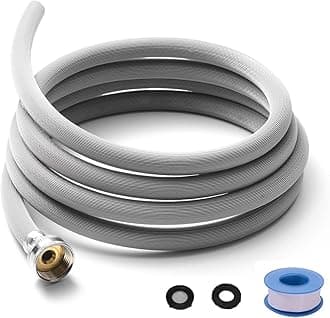 Dehumidifier Hose for Drainage 3/4" FHT, with Premium Brass Connectors (7FT)